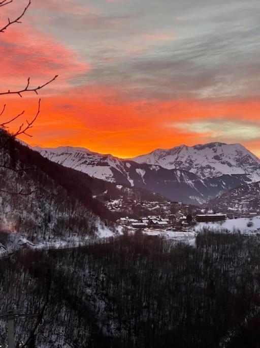 Le Sarana : 75M2, Calme, Belle Vue Avec Terrasse. Les Deux Alpes Exterior foto